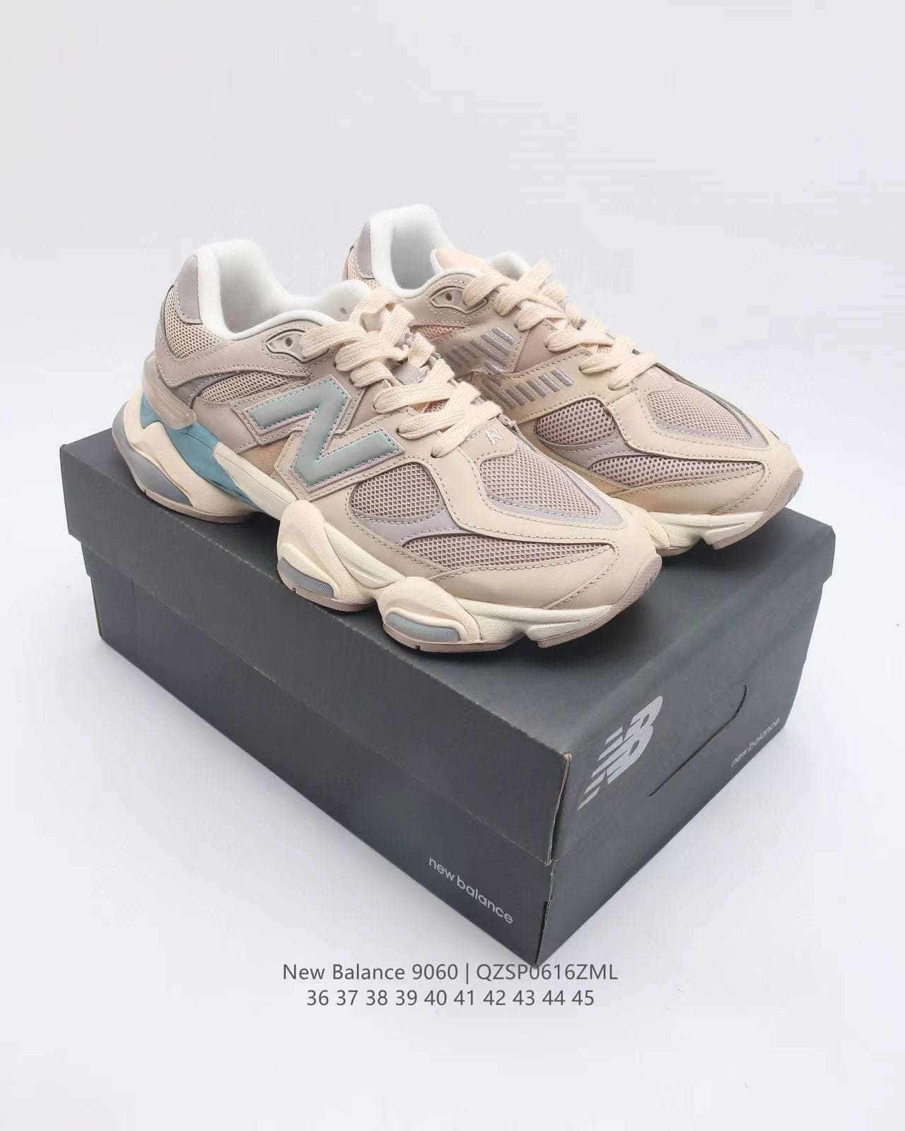 Nouvelle édition haute NB9060 Pure Original Sports Millennium Elephant Hooves pour hommes et femmes, semelle épaisse rehaussante pour papa
