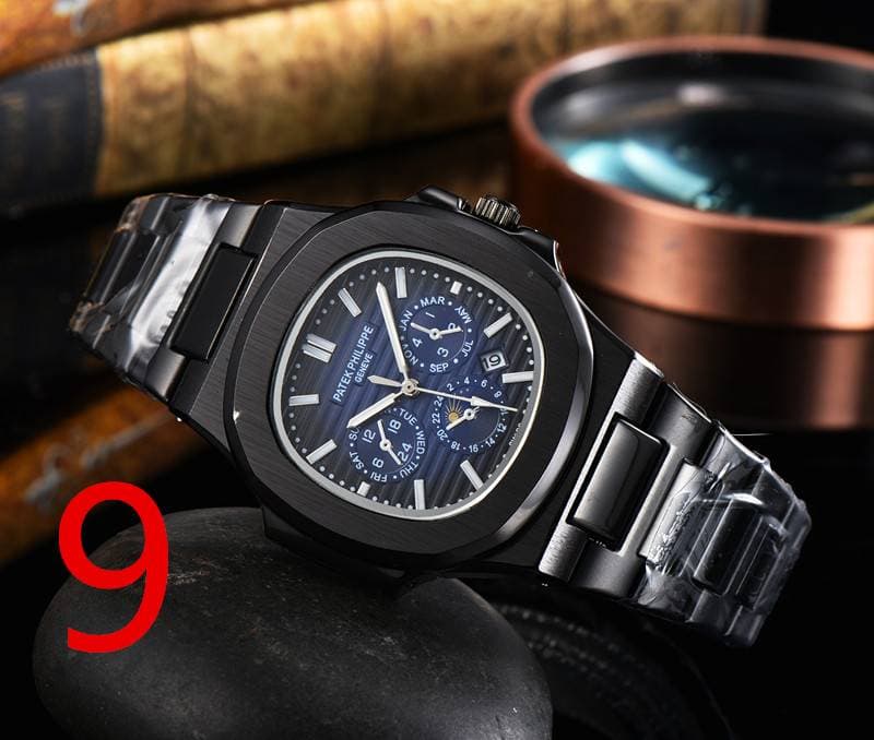 [NAUTILUS] Montre de luxe pour homme, montre-bracelet à quartz, étanche, avec calendrier, pour le sport, les loisirs, la mode, le travail, 5740/1G