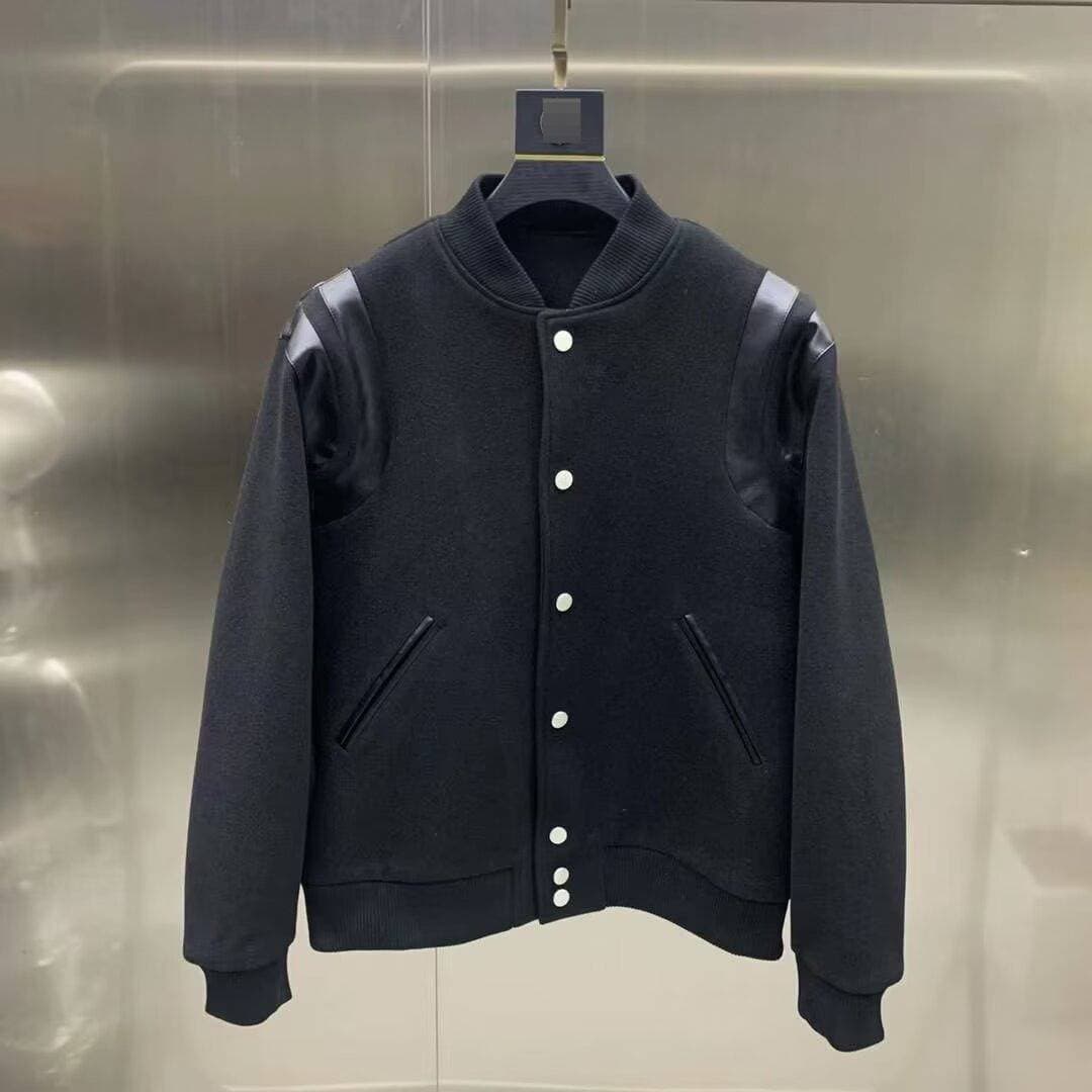 Unisex Color Block Baseball Jacket - Trendy Casual Varsity Coat For Men & Women, Couple Matching Outfit​