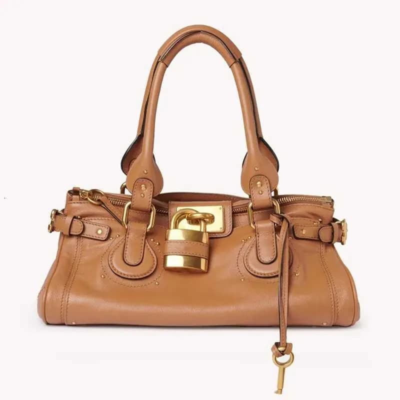 Vintage Lock Designer Tote BagClassic Large Capacity Cmuting Shoder Bag Fiable East W Top Handle Handbag H251017