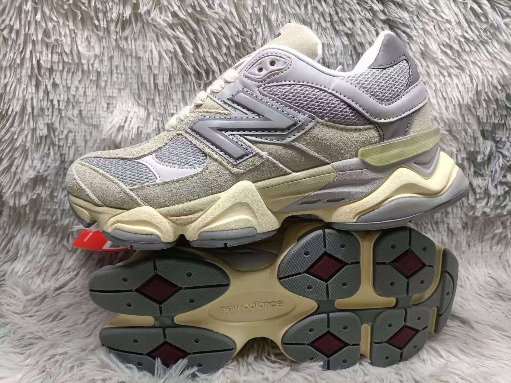 Baskets unisexes NewBalance NB9060 pour couples, style rétro décontracté, pour la course lente, style « papa ».