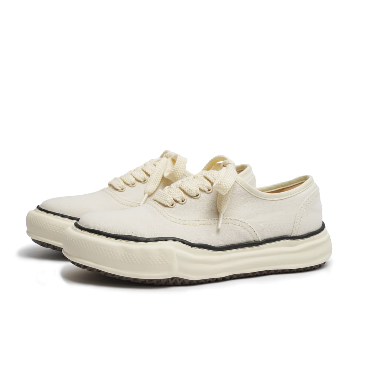 2025 New Canvas For Men And Women, SanNew Kangyu MMY Dissolution Thick Soled Low Cut Casual Board Shoes, White Shoes