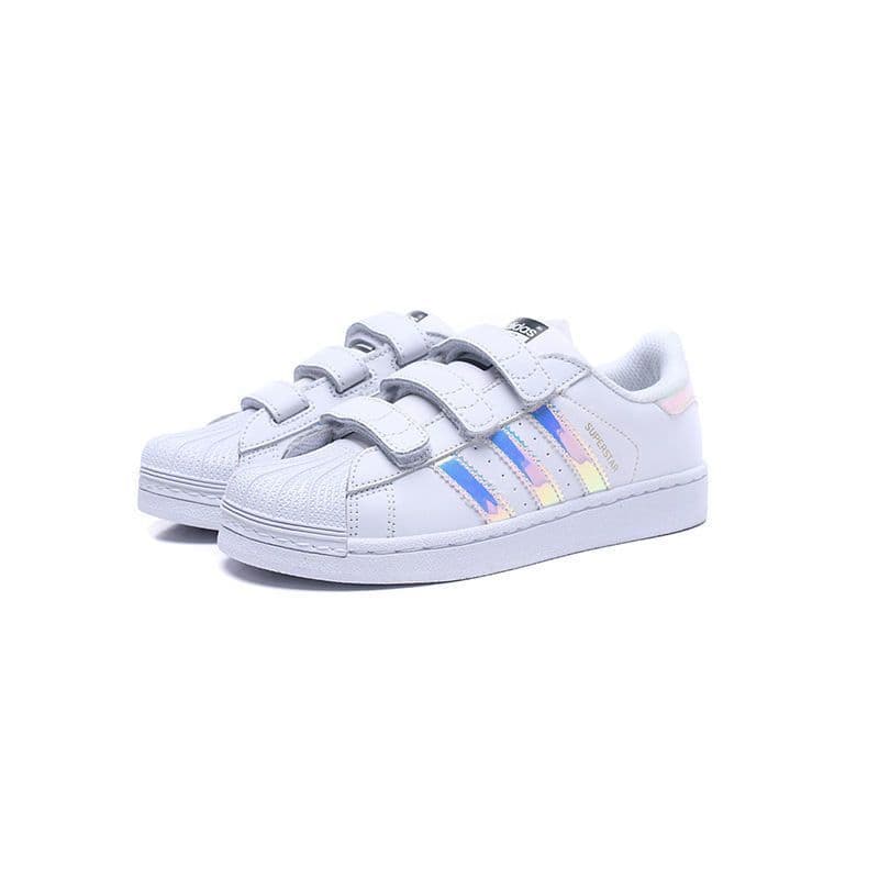 Chaussures pour enfants Gold Label Shell Head, garçons et filles, à scratch, antidérapantes, sport et loisirs, basses, semelle souple, style skate