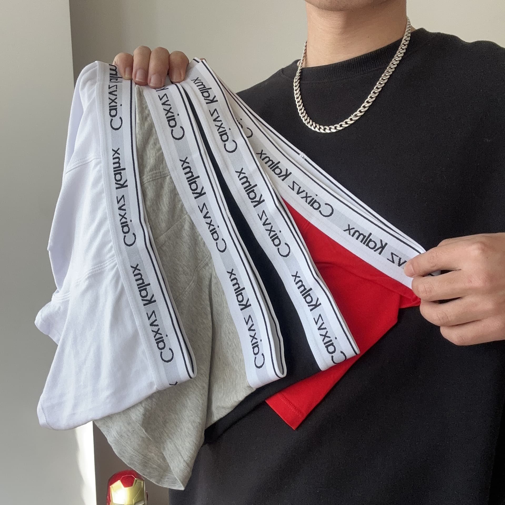 Classic Men's Underwear, Seamless Cotton, Breathable, Mid-rise, Stretchy, Quick-drying And Comfortable.