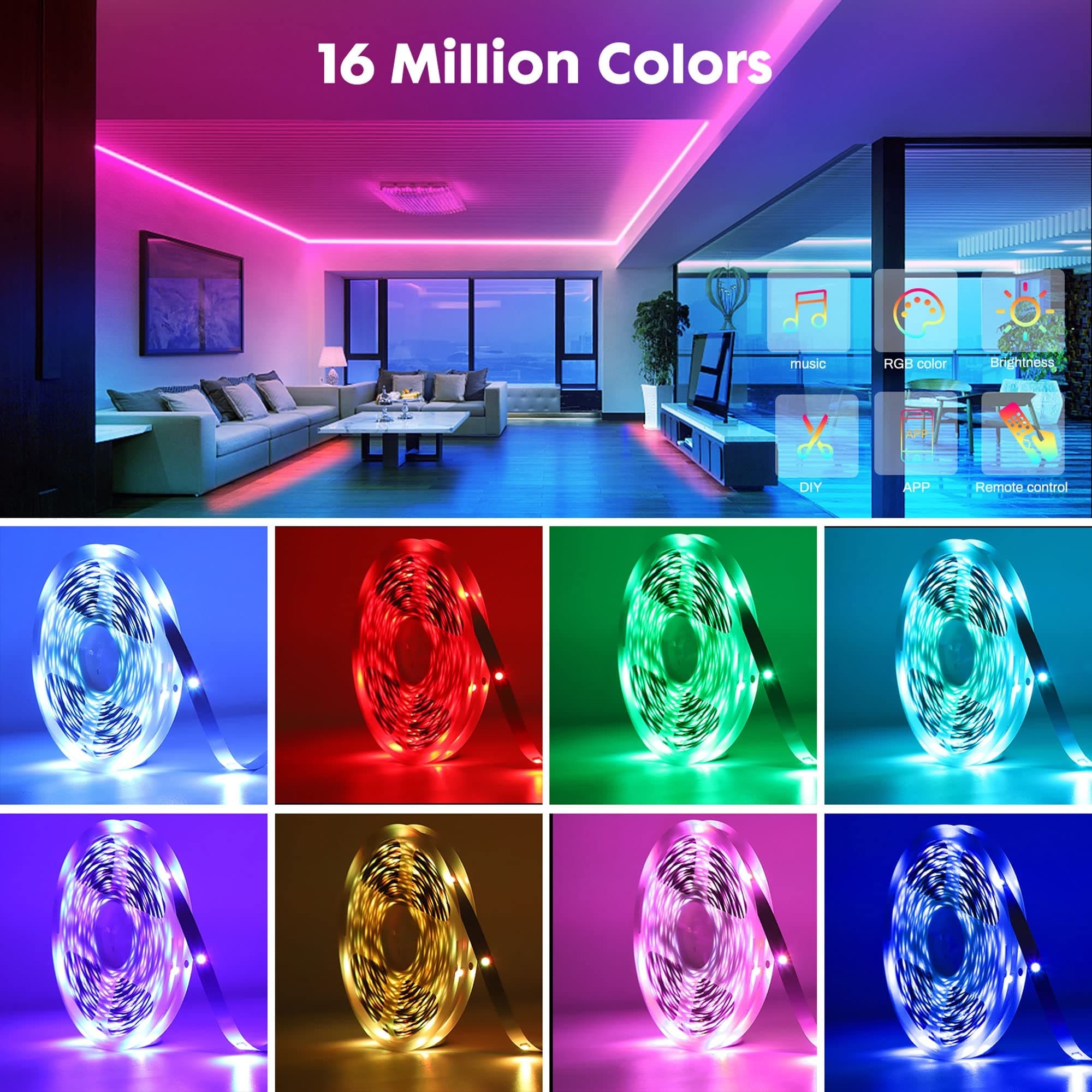 Led Light Strip 5050RGB Light Strip 5v Low Voltage Led Light Strip Led Strip Self-adhesive USB TV Background Atmosphere Light Strip