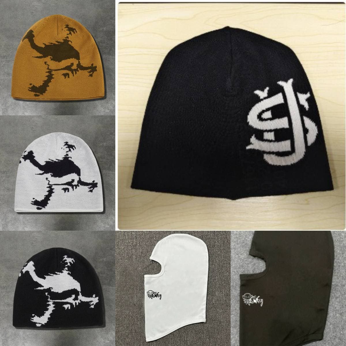 Unisex Trendy Embroidered Beanie - Winter Warm Knit Hat With Stylish Lettering, Breathable & Comfortable For Men And Women​