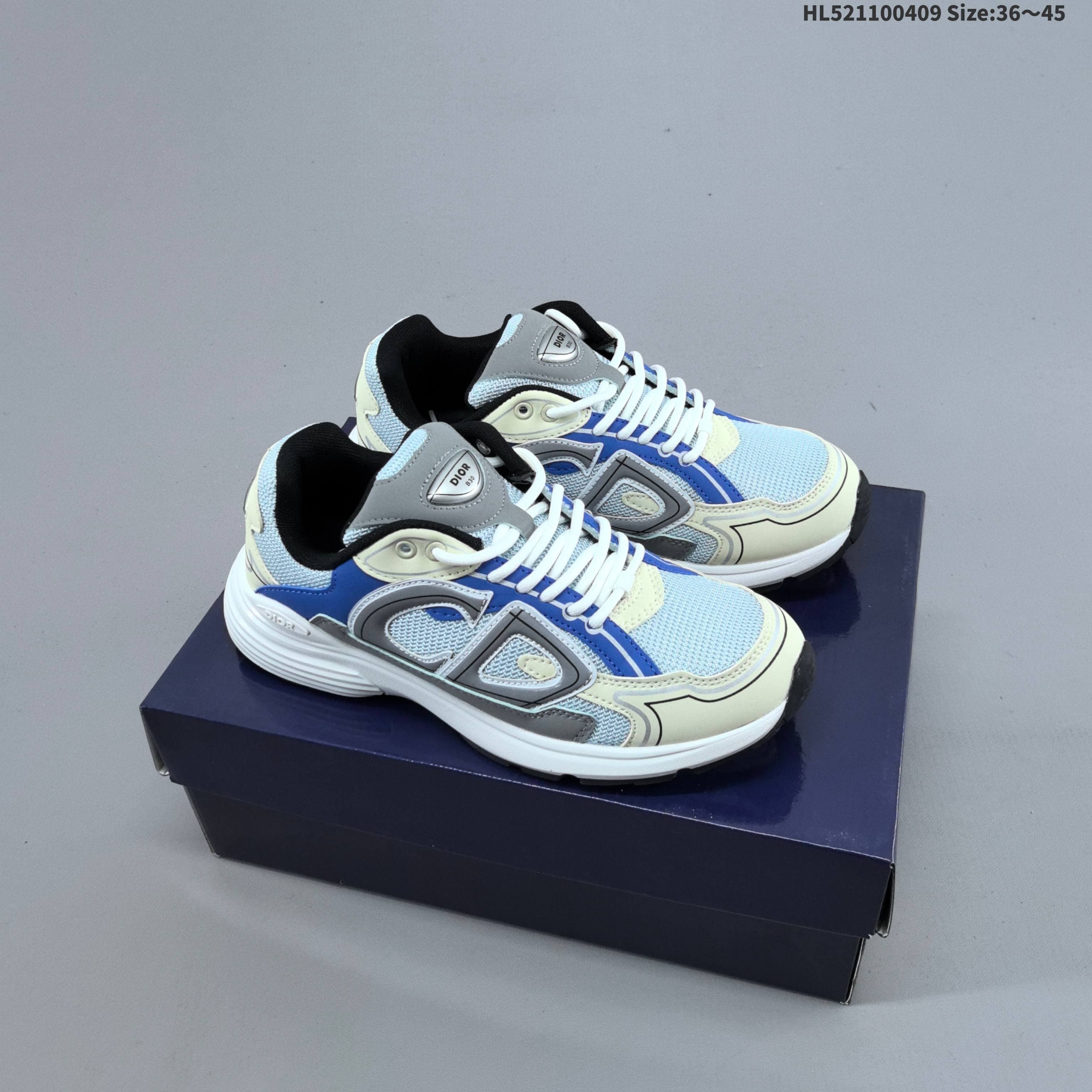 Dioor B30 Series Countdown Tech Mesh Fabric Thick Sole Up Lace Up Casual Low Cut Sports Dad Shoes!