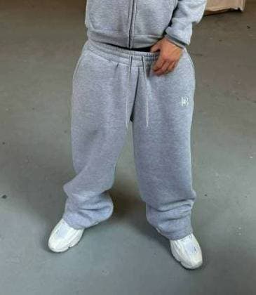 Ensemble pantalon et veste de survêtement tendance pour homme avec logo brodé