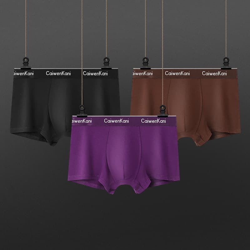 Boxer pour homme en coton respirant et modal, short d'été fin pour garçon
