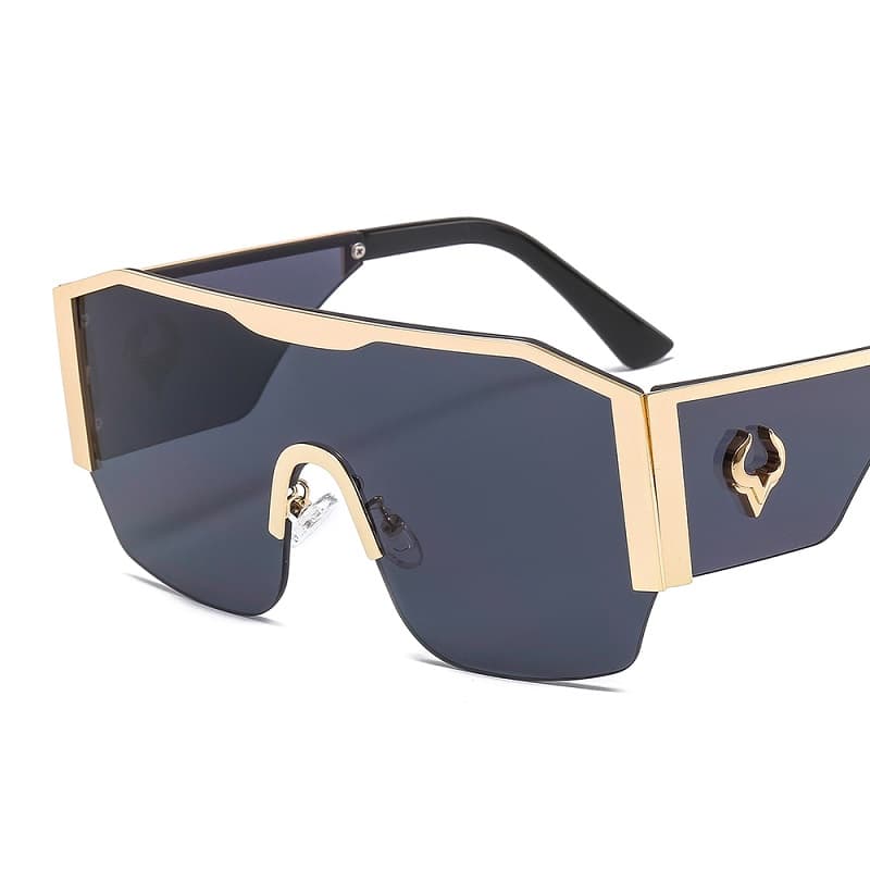 New Fashion Shield Men Women High Quality Gradients Lens Bull Brand Designer Hot Selling Sunglasses