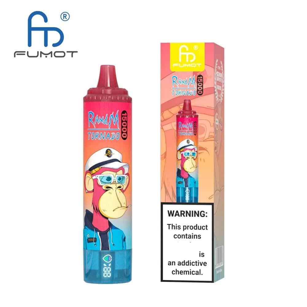 Cigarette électronique jetable 15 000 bouffées avec e-liquide 20 ml, RandM Tornado 15 000 bouffées, cigarette électronique rechargeable pour u