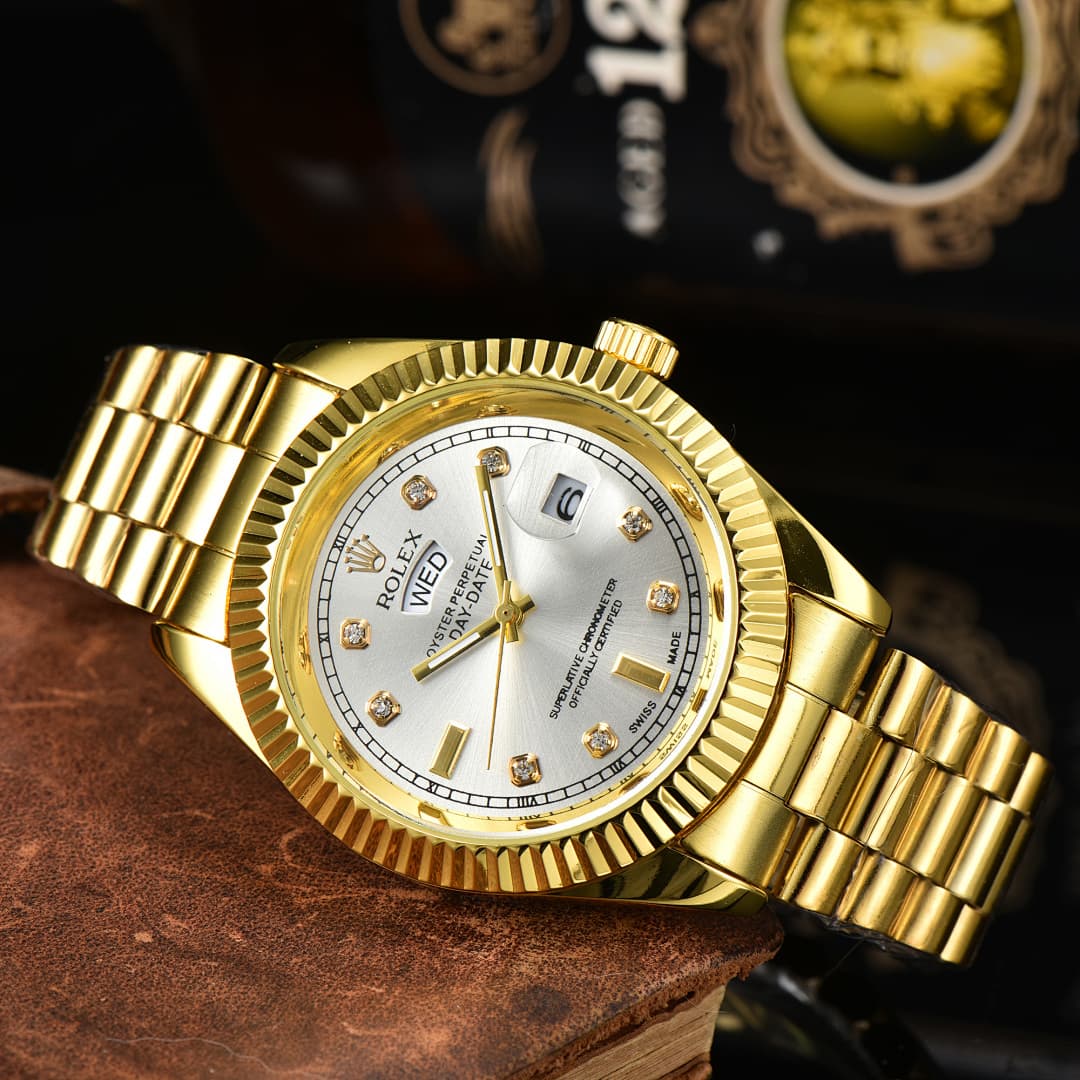 Montre classique à double calendrier pour affaires : une montre de luxe élégante et abordable
