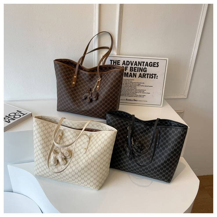 High Order Large Capacity Women Tote Bag New Simple Atmospheric Shoulder Bag