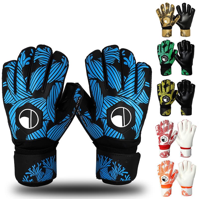 Football Goalkeeper Gloves,Wear Resistant Latex Gloves With Finger Protectors, Professional Goalkeeper Gloves For Children, Youth, And Adults.