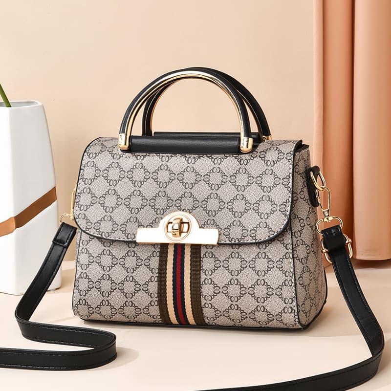 Cross-border high-end small bag women's bag new trendy fashion casual versatile internet celebrity portable shoulder shoulder soft leather crossbody