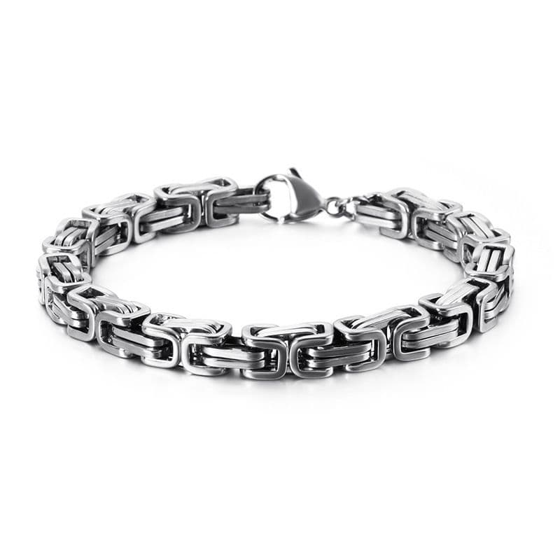 Fashionable Design Sense Surging Same Style Bracelet Titanium Non-Fading Emperor Chain Men's Stainless Steel Dominant