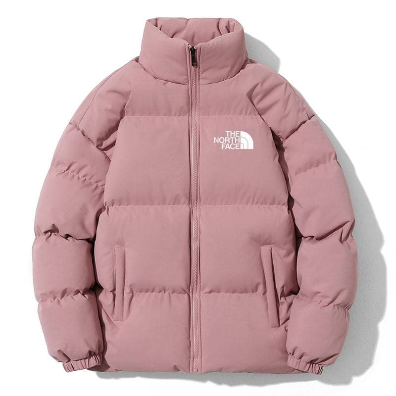 Manteau en coton simple à col montant, décontracté, tendance, marque épaisse, résistant au froid et chaud