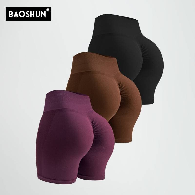 Women's Clothing Yoga Shorts, Sports Pants, Peach Butt Fitness Shorts, Women's High Waist Butt Lifting And Beautiful Butt Pants Leggings
