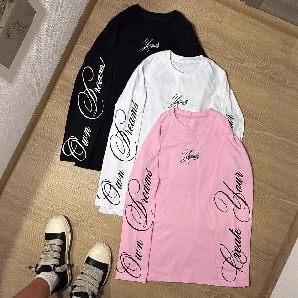 Y2k Retro Graphic Print T-Shirt Men's Casual Loose Fit Cotton Tee, Color Block Long Sleeve Tops Relaxed Loose Fit