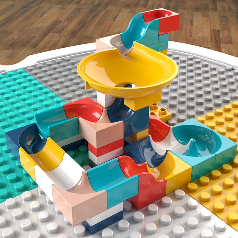 Building Blocks large particle building blocks children's versatile assembly DIY building block table accessories baby boys and girls toys educational