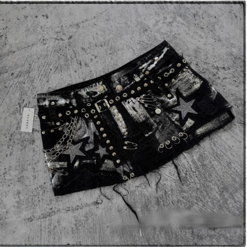 Women's Clothing Slim Fashion Niche Hot Girl Skirt Autumn And Winter New Denim Skirt Y2k Style Personality Skirt