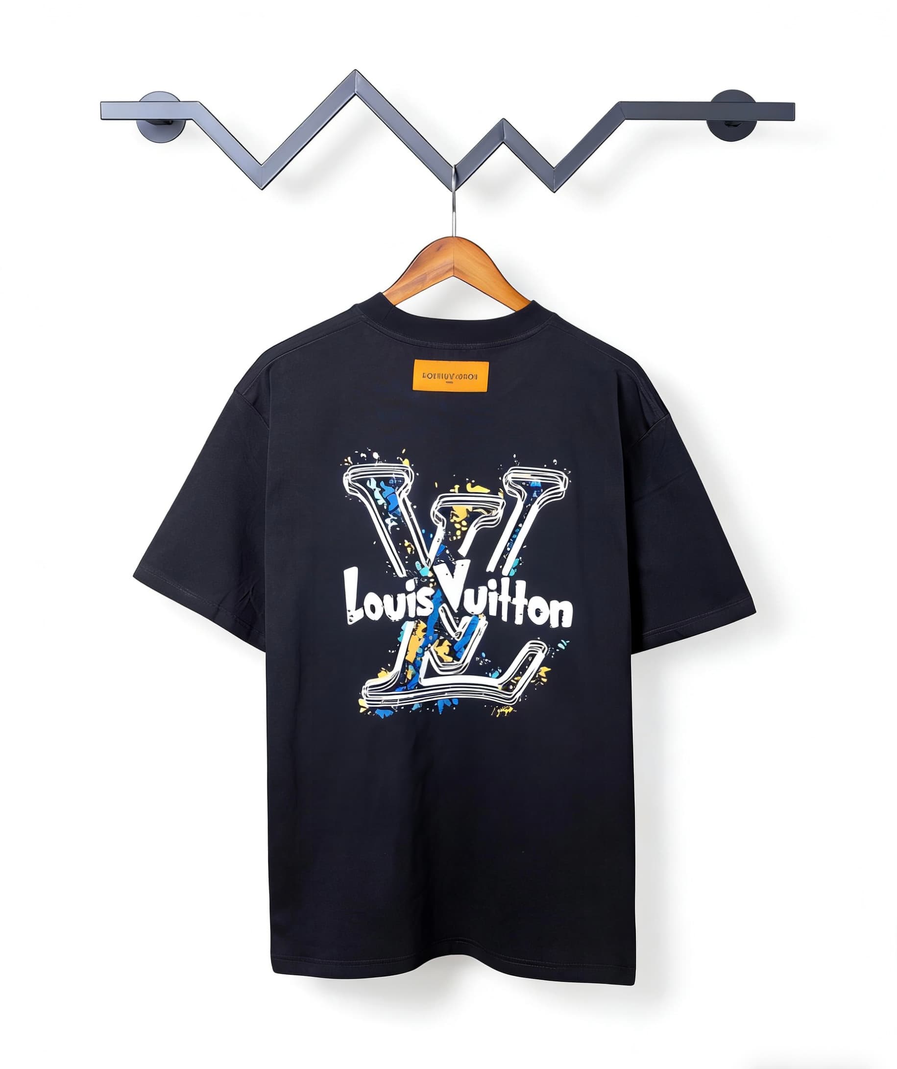 T-shirt unisexe à manches courtes en pur coton imprimé, collection Louis Vuitton 2026