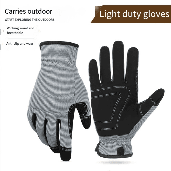 Lightweight Work Gloves Ultra Fiber Thin Breathable Garden Puncture Proof Electrician Auto Repair Tool Protective Gloves Labor Protection