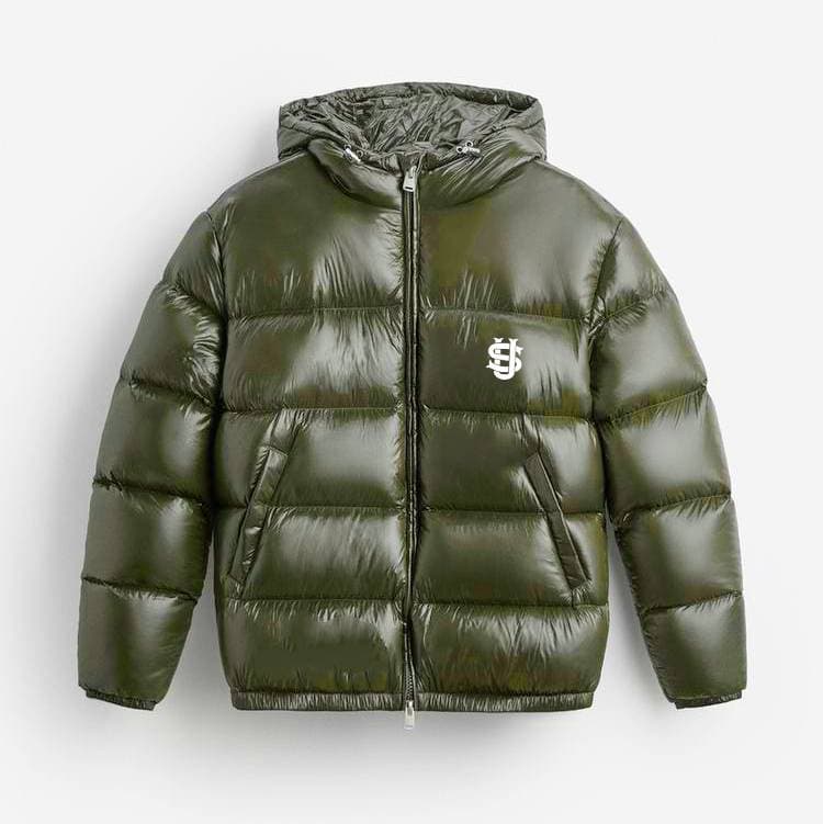 Vêtements pour hommes - 25 vestes d'hiver chaudes et épaisses en coton imprimé de lettres américaines de haute qualité, à capuche.