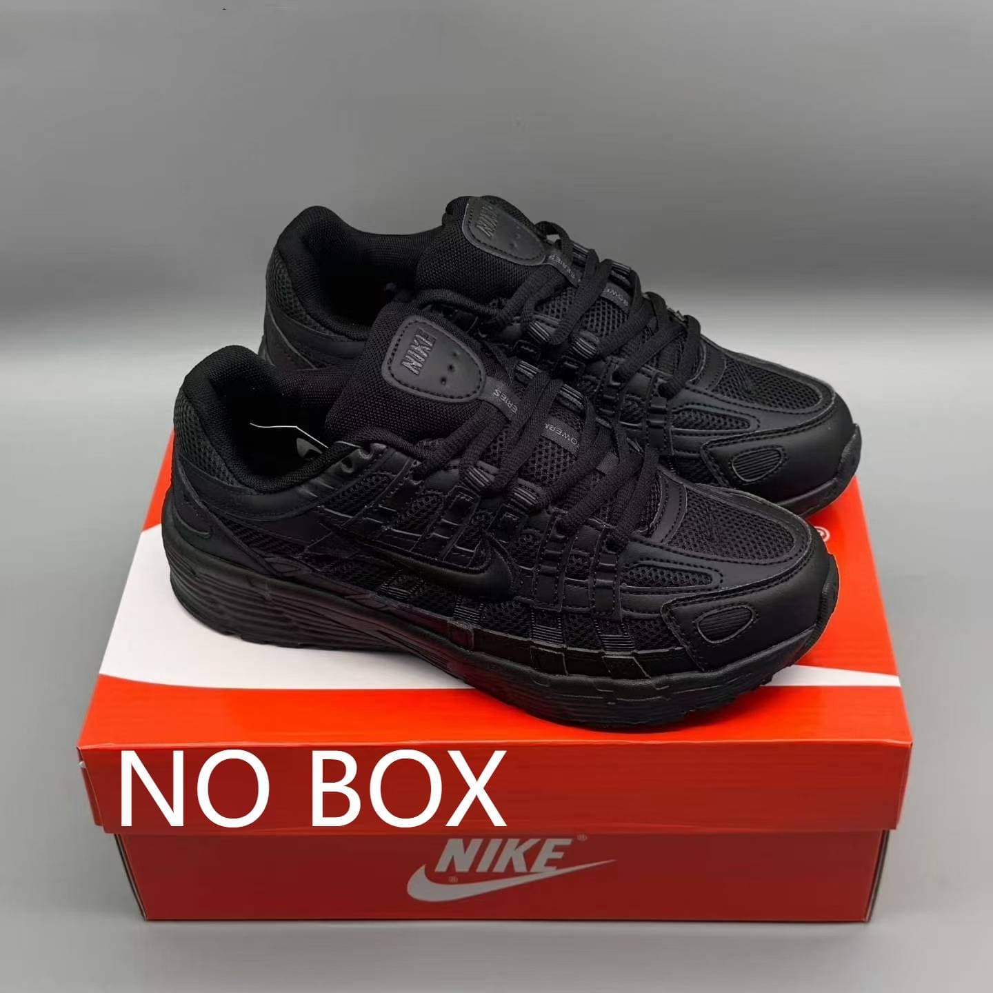 Baskets Nike P6000, tige en cuir véritable, mesh respirant et antidérapant, chaussures de running décontractées pour hommes et femmes, usage quot