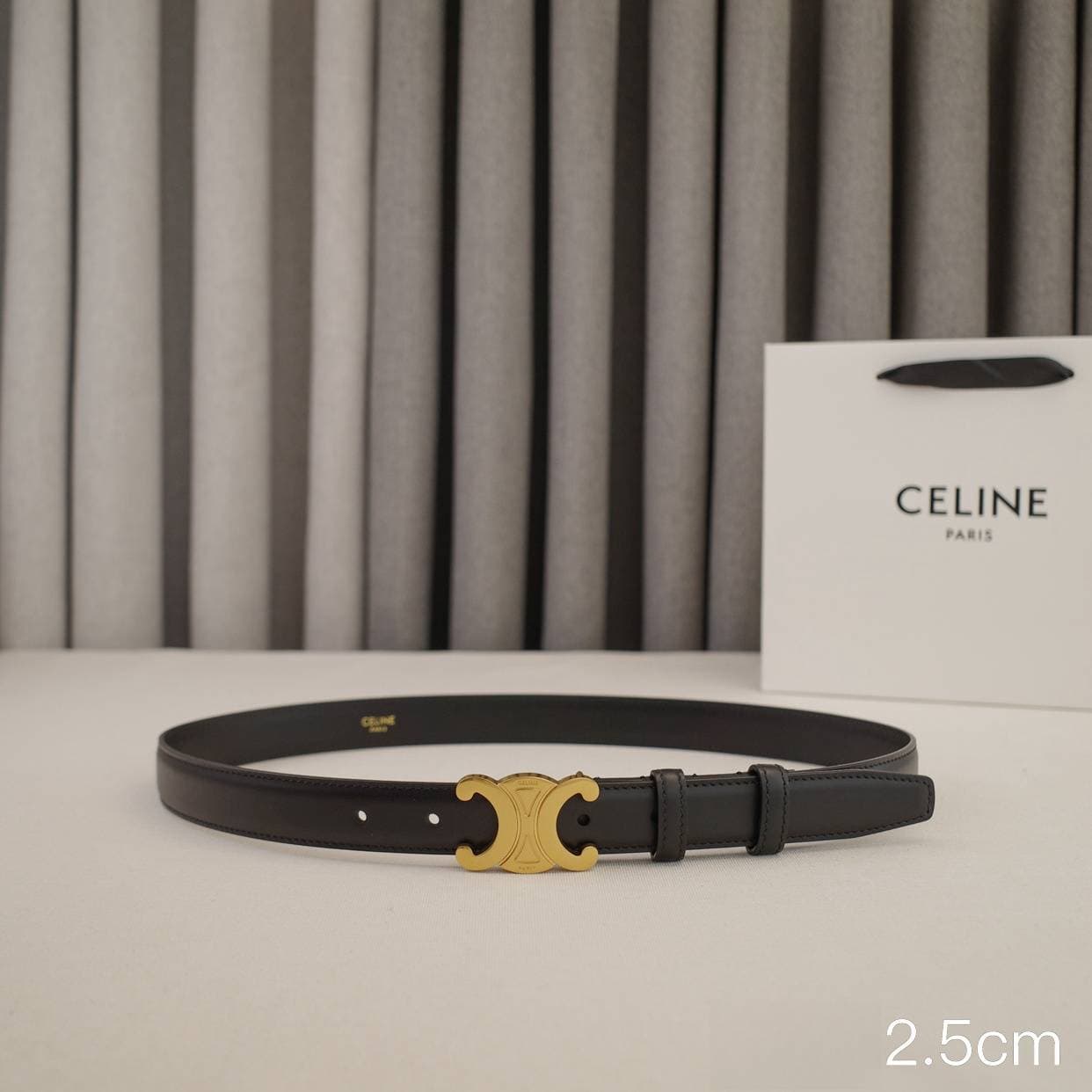 Boucle Arc De Triomphe Classique Ceinture En Cuir De Vachette De Haute Qualité Pour Femme Cadeau D'anniversaire De Vacances