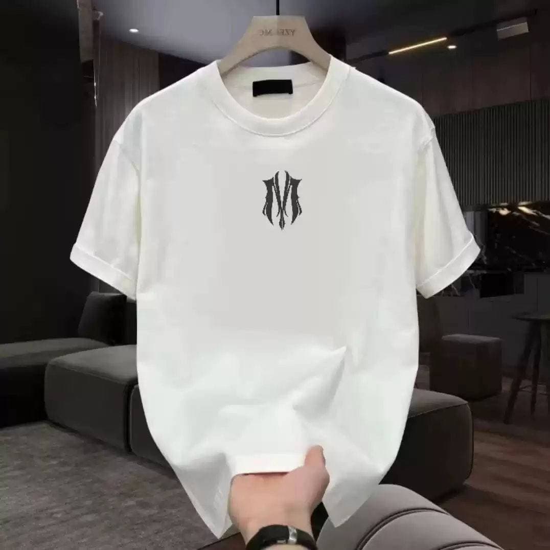 2025 Summer Loose Men And Women Pullover 100% Cotton Short Sleeve T-shirt
