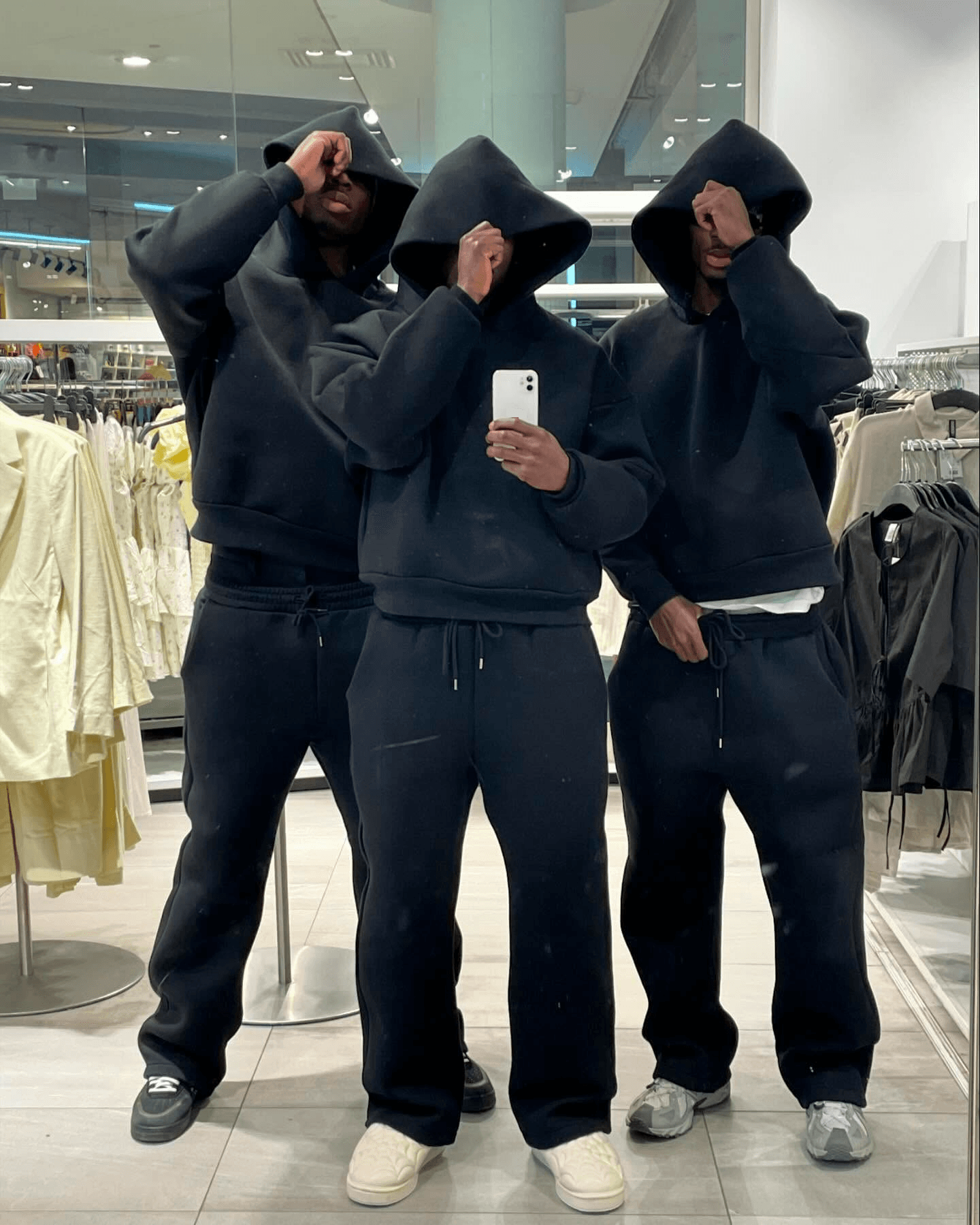 Men's Clothing Autumn And Winter Sweatshirt Casual Suit Couple Hoodie Street Style Sweatshirt Sweatpants Loose Casual Pants