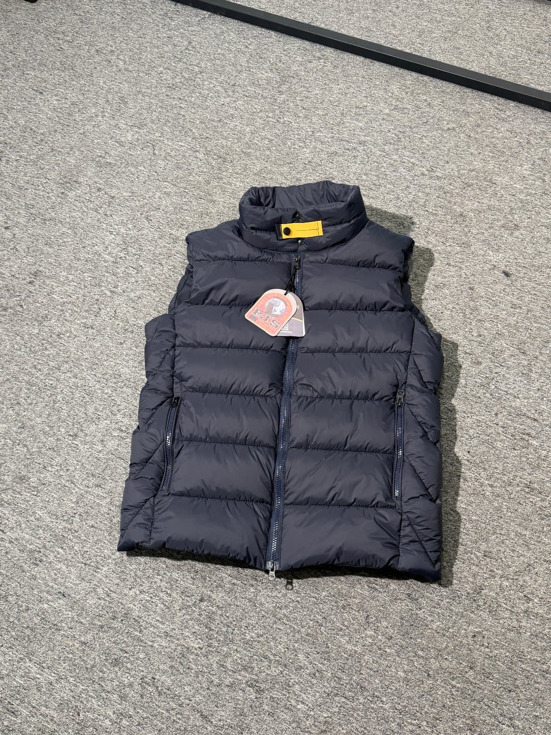 Gilet matelassé à col montant pour homme PJS, sans manches, zippé, léger et coupe-vent, coupe ample, idéal pour l'hiver. Vêtements d'extérieur