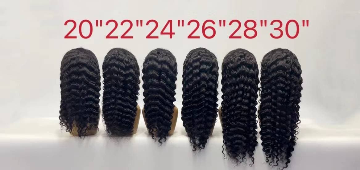 Perruque frontale de vague profonde cheveux humains 13x4 perruque de cheveux humains bouclés Transparent HD perruque de dentelle 13x6 perruques de v