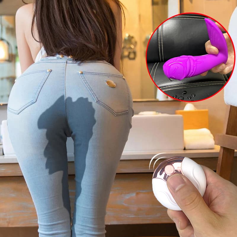 Wearable Remote Control Vibrator Heating Dildo Female G-spot Clit Invisible Butterfly Panties Vibrating Egg 2024