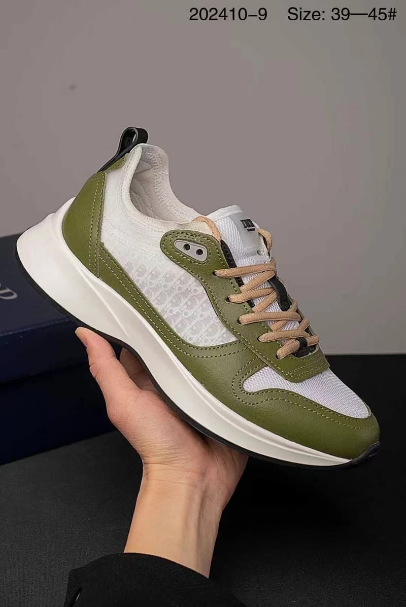 Chaussures de sport décontractées pour hommes B25, logo lettre, basses, à lacets, semelle épaisse, hauteur contrastée, chaussures de course, poi