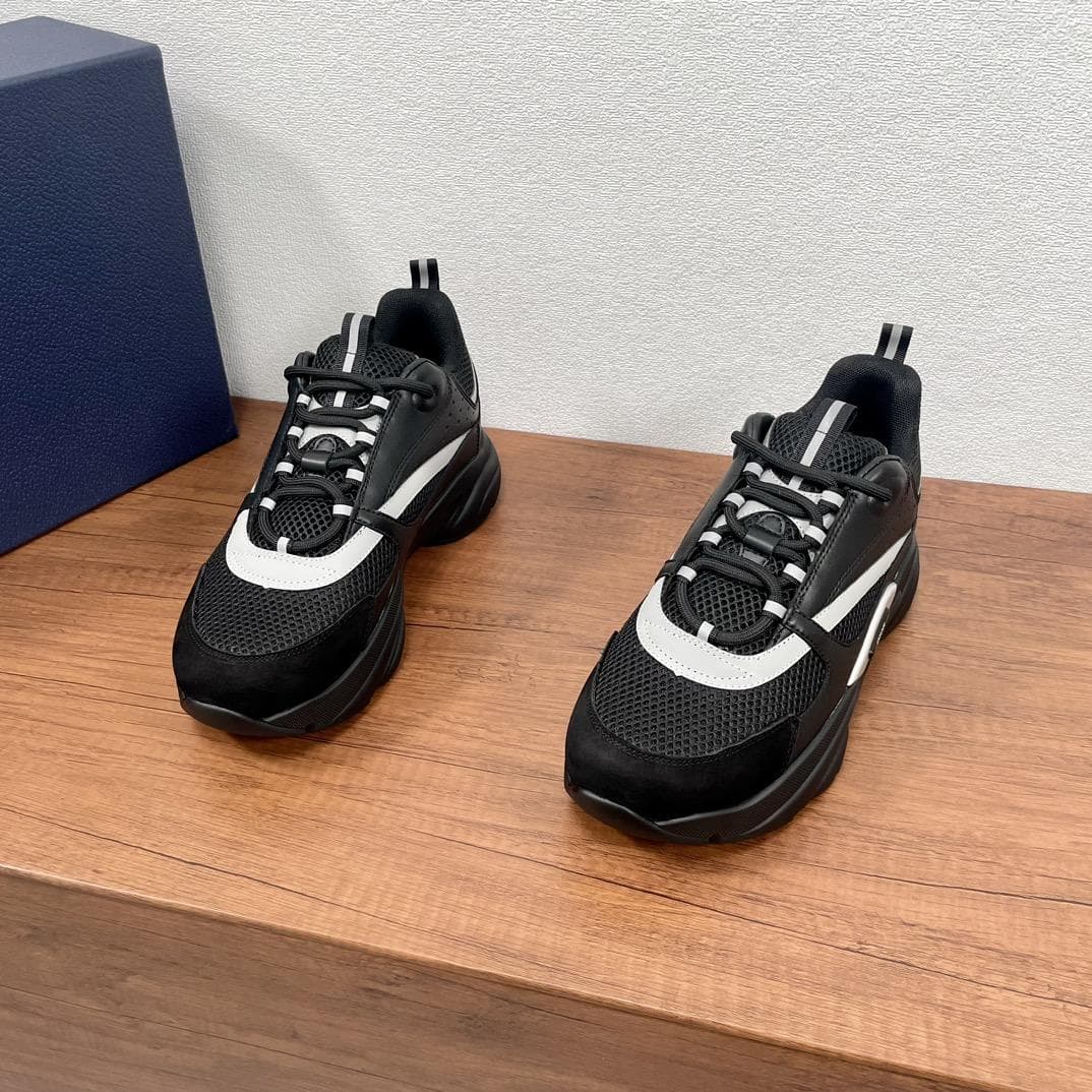 Chaussures de sport décontractées populaires pour hommes B22, en maille élastique avec lacets et semelle épaisse, confortables et polyvalentes, r