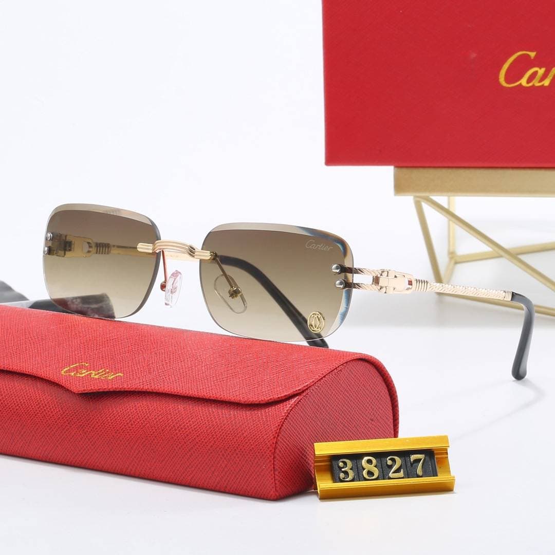 Lunettes de soleil de protection sans cadre, élégantes et tendance