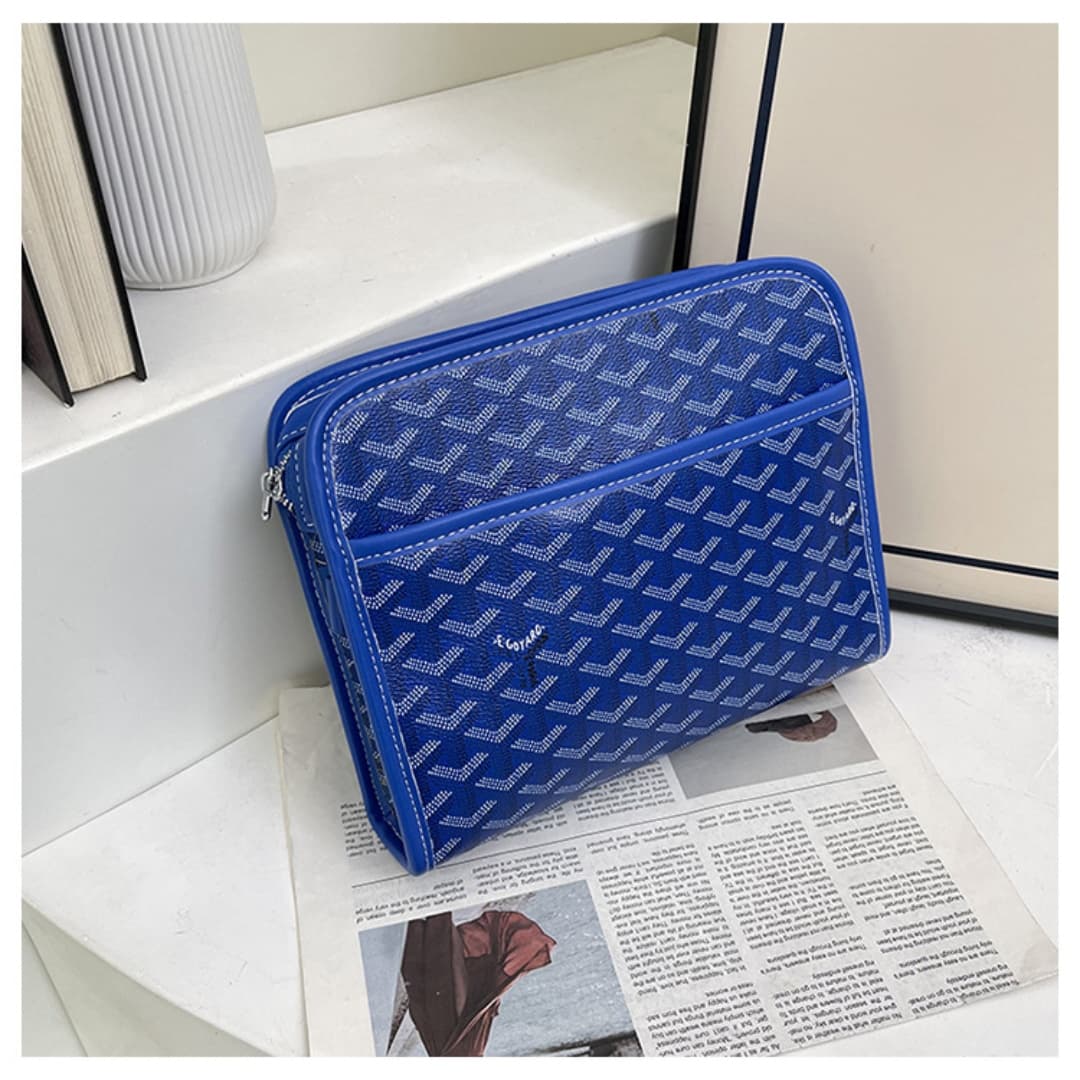 "Nouvelle marque tendance, à la mode, décontractée, polyvalente, de haute qualité, grande capacité, trousse de toilette unisexe à main"