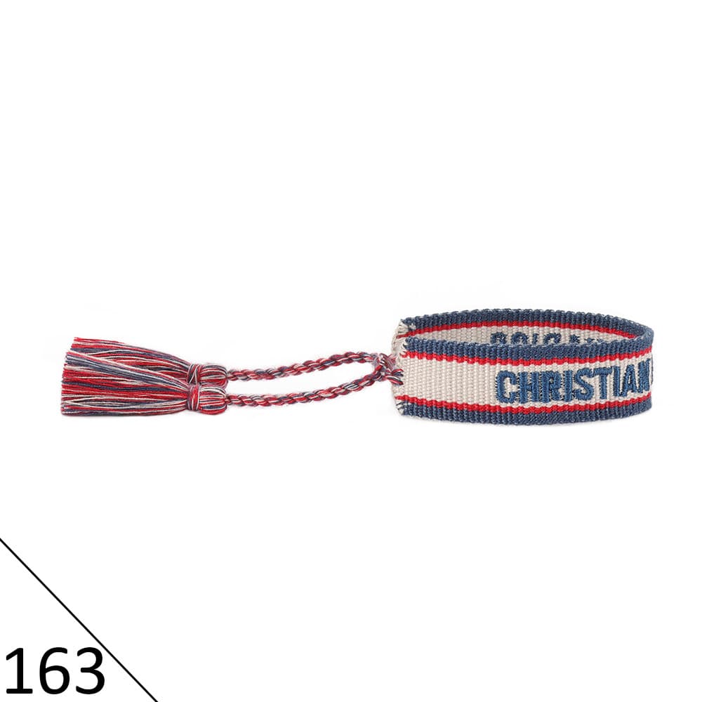 Bracelet unisexe tendance avec lettres tressées