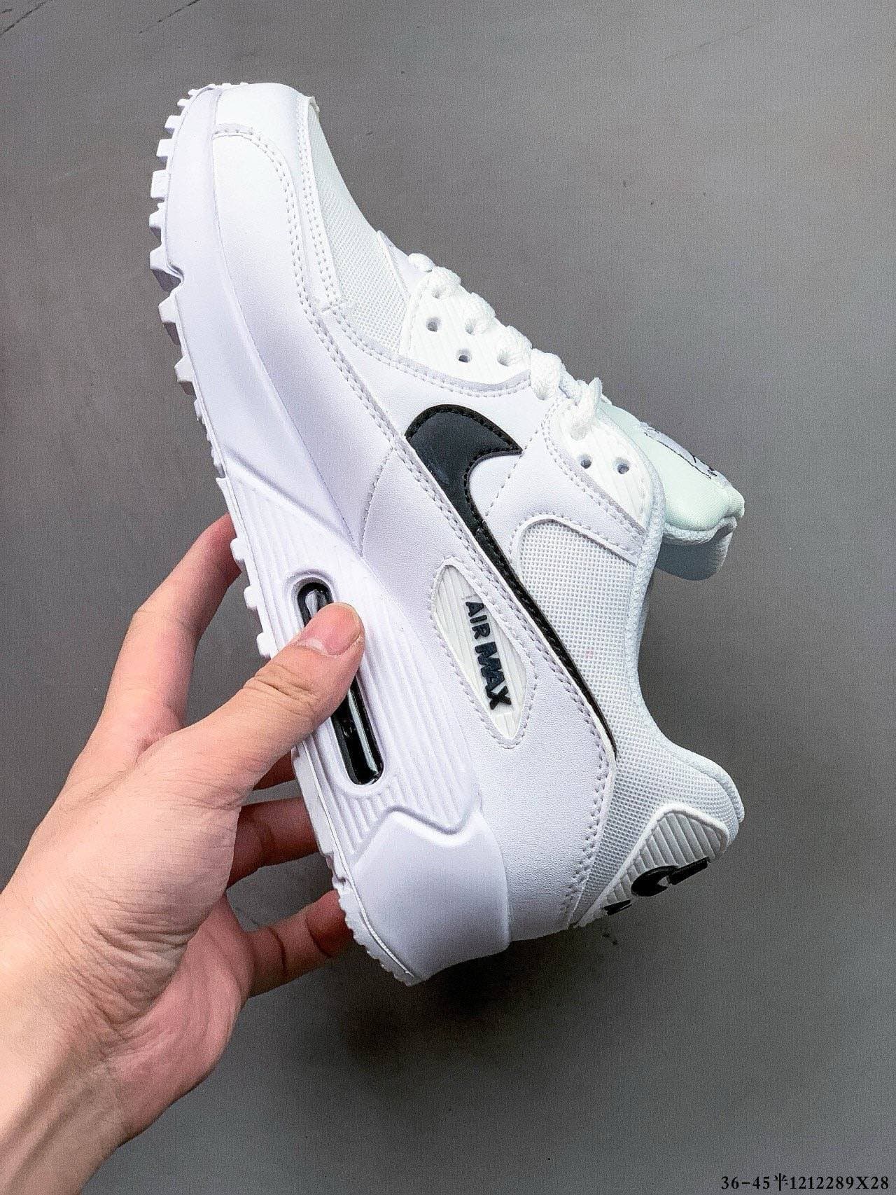 2023 Sports 90 Panneau Couleur 20% Chaussures de course à coussin d'air en cuir 36-46
