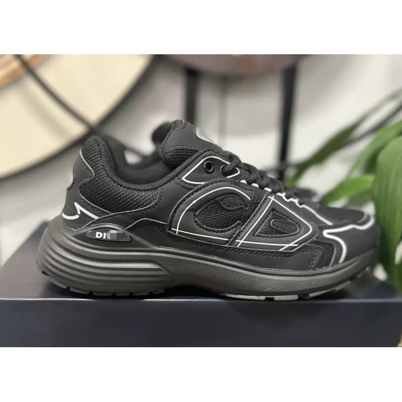 DIOR B22 Nouveau modèle européen D-Brand Sports Casual Semelle épaisse Mode Rétro Respirante Chaussures de papa rehaussantes pour hommes et