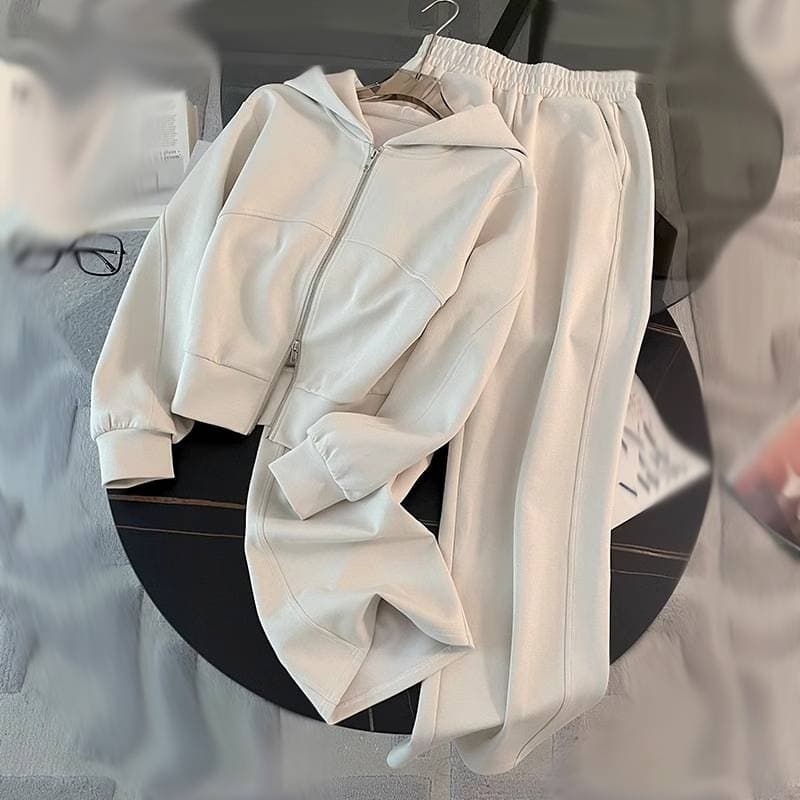 Women’s Clothing Sportswear Fashion Women's Suits Spring And Autumn High End Loose Slim Fashionable Sweater Sweatpants Two Piece Suit