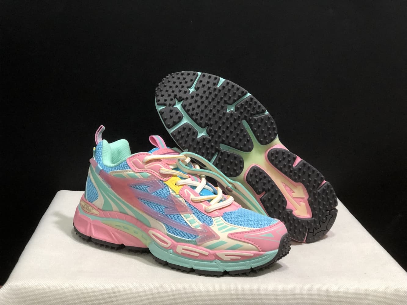 Chaussures de course unisexes Off-White Be Right Back pour adultes, baskets décontractées