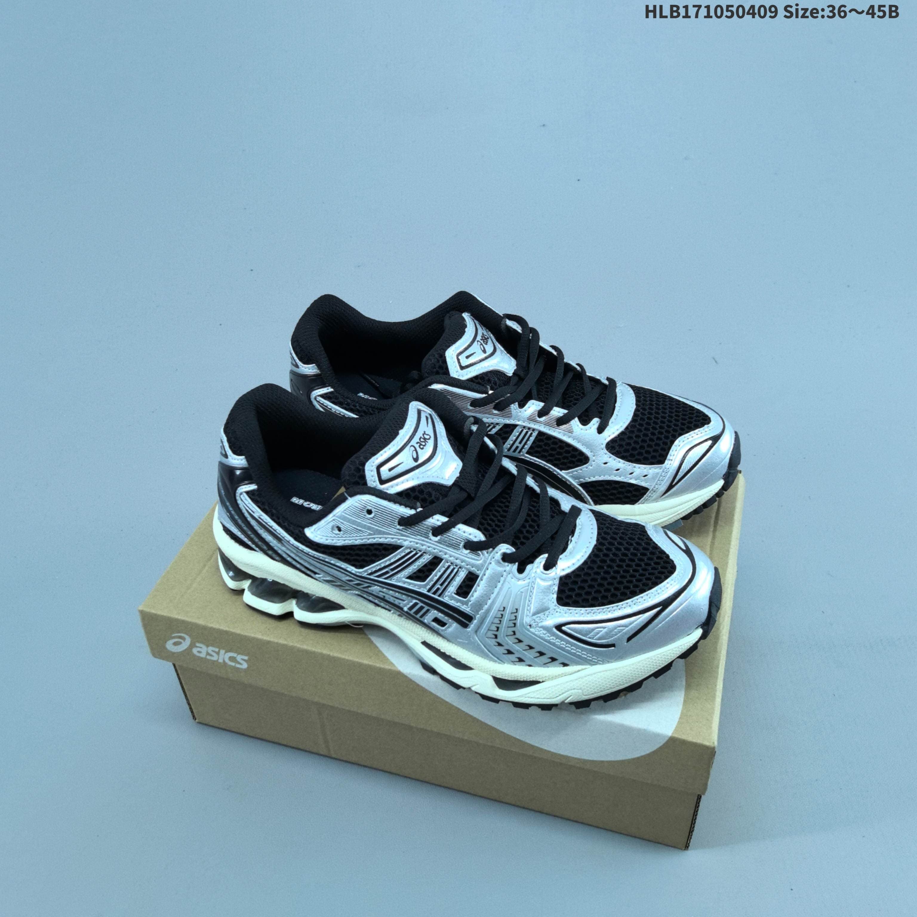 Chaussures de course Asics Gel-Kayano 14 Sports, décontractées, respirantes et professionnelles avec amorti.