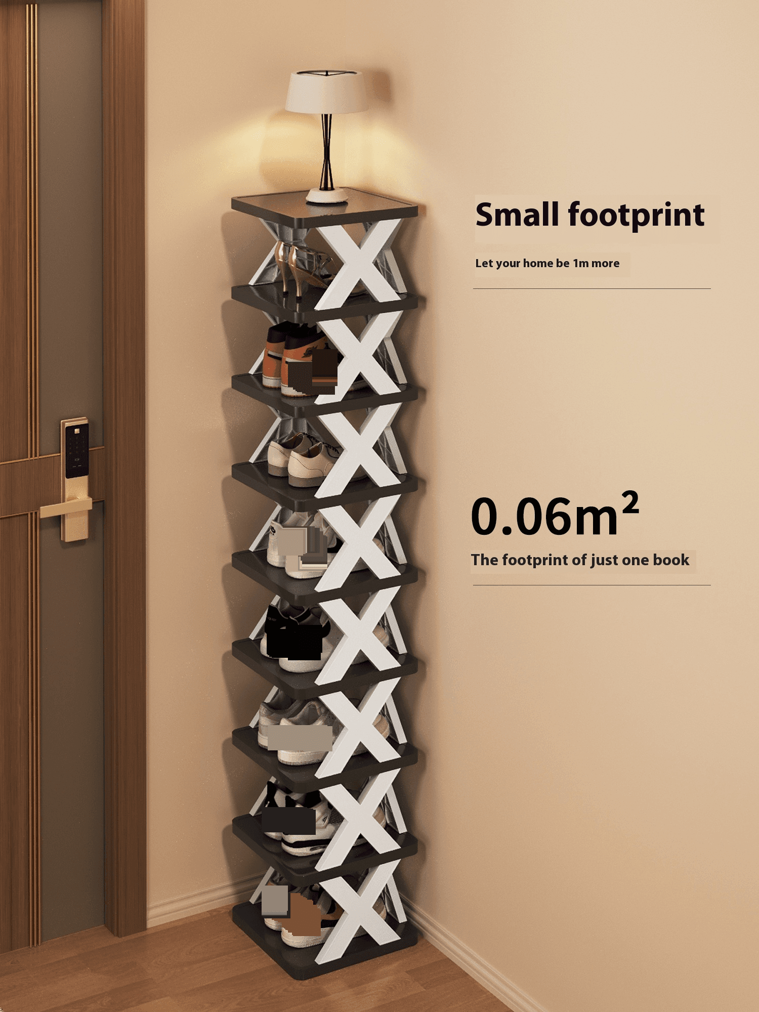 For Home Entrance Multi-layer Narrow Simple Rack Entryway Storage Dormitory Shoe Cabinet 2024 New Model