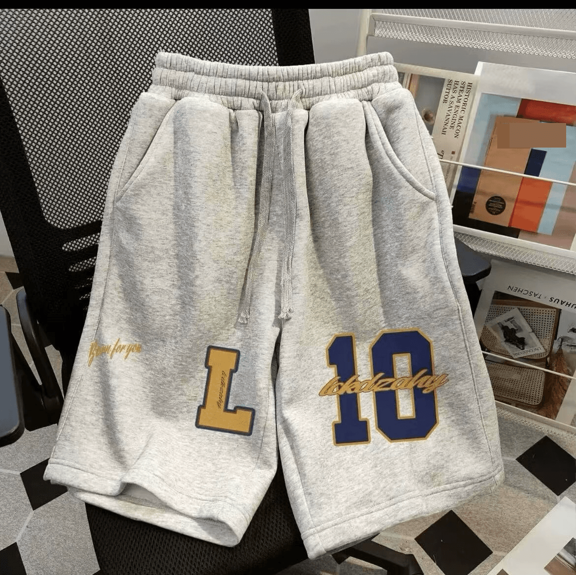 Women's Clothing Sports Casual Shorts For Men And Women Summer New Style High Waist Loose Versatile Shorts Straight Pants