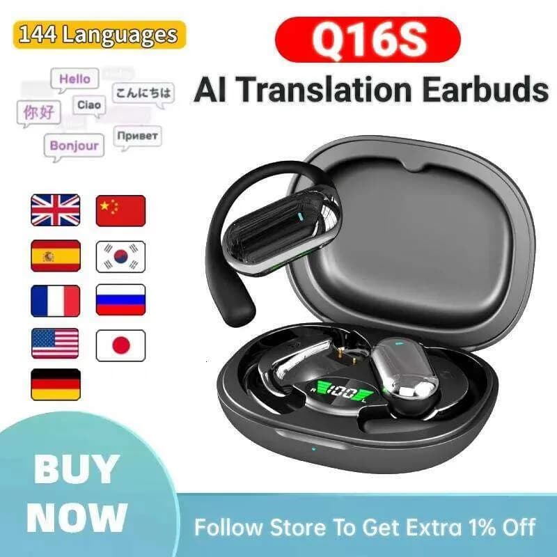 Auriculares Ai Ai Traductor De Voz En Tiempo Real 144 Idiomas Traducción Instantáne