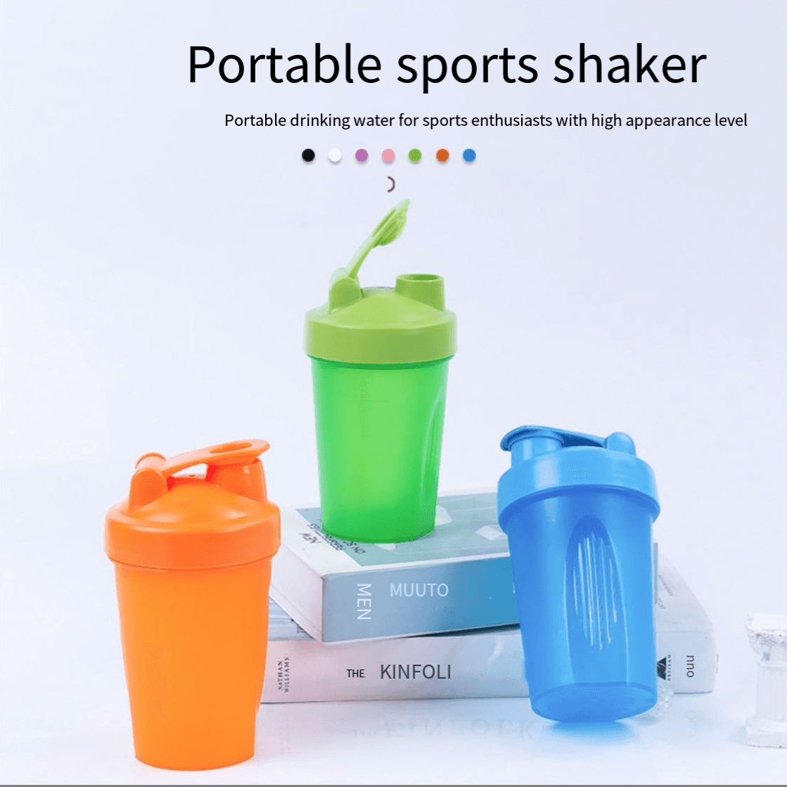400ml shake cup protein powder cup suitable for Qianshu milk coffee meal replacement milkshake cup sports fitness mixing cup