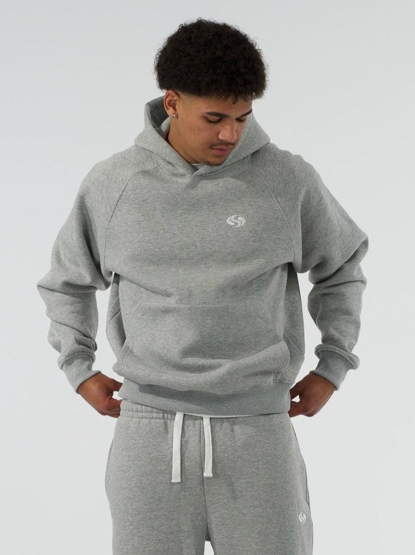 Men's Trendy Embroidered Logo Sweatpants And Jacket Set
